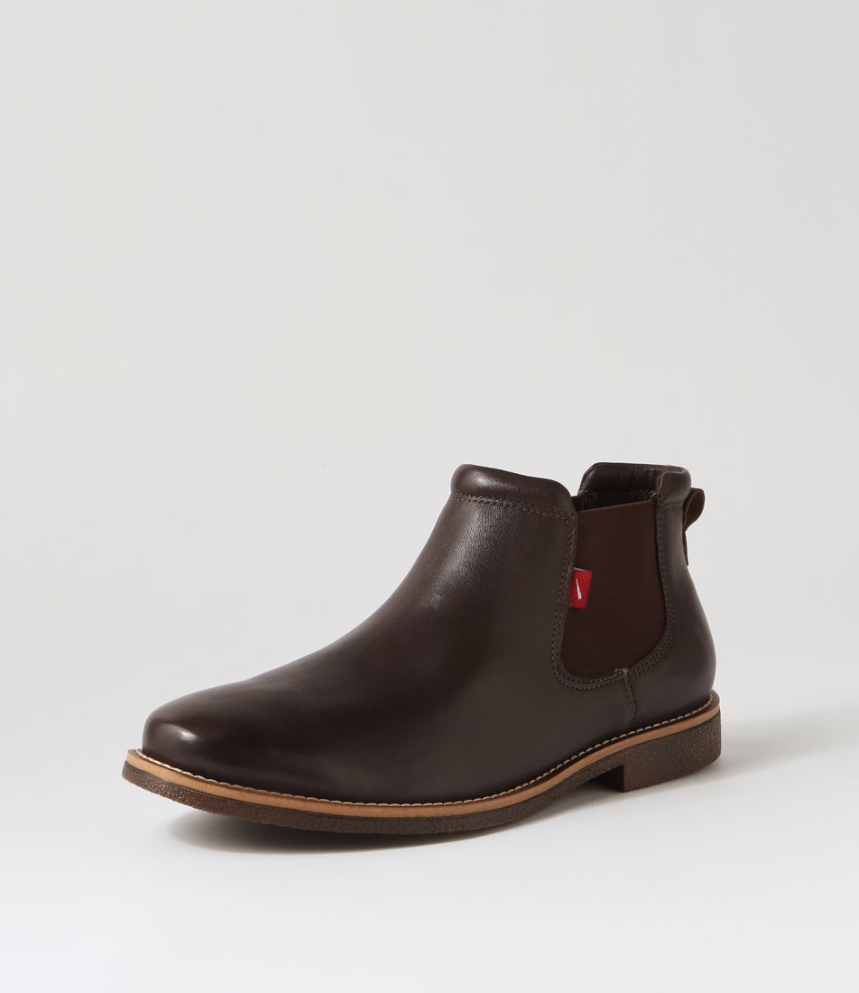 Paige Cafe Leather Chelsea Boots
