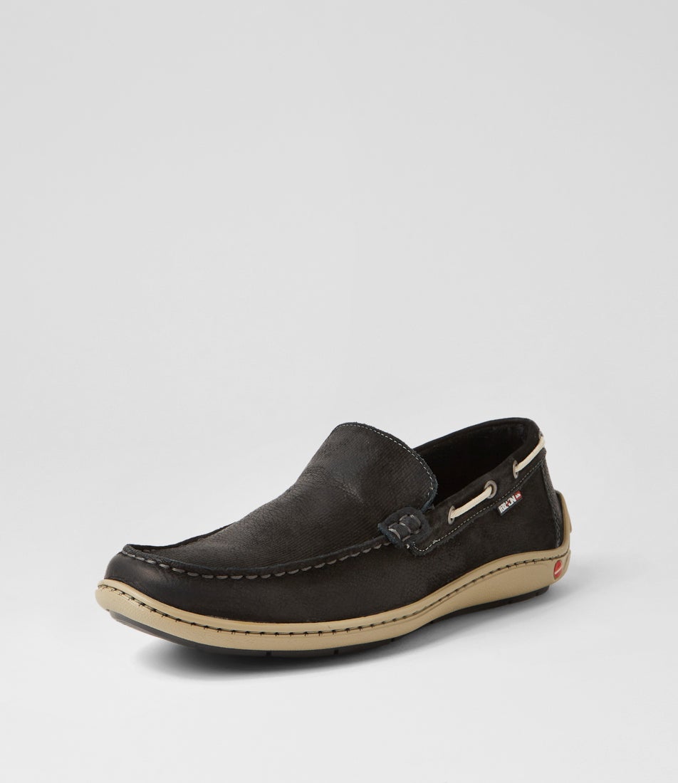 Zamon Preto Nubuck Loafers