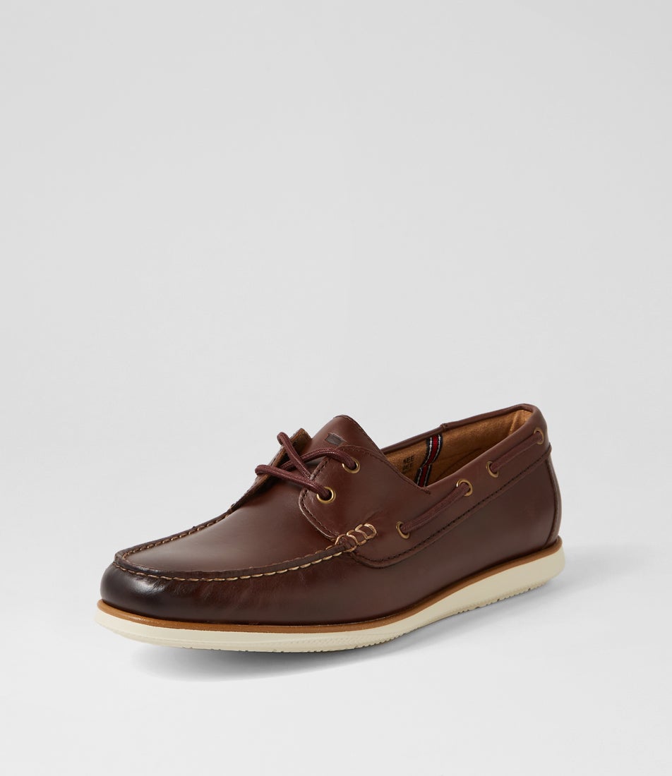 Atlantic 2 Eye Redwood Leather Boat Shoes