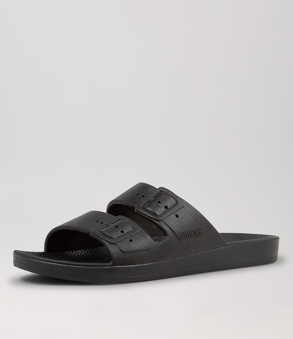 Slides W Black Sandals