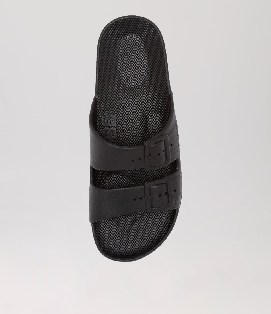 Slides W Black Sandals
