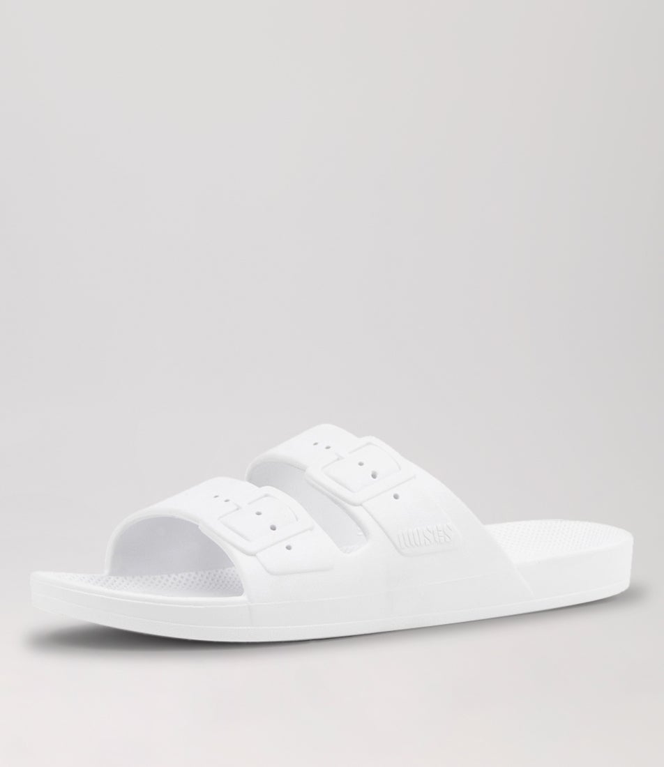 Slides W White Sandals