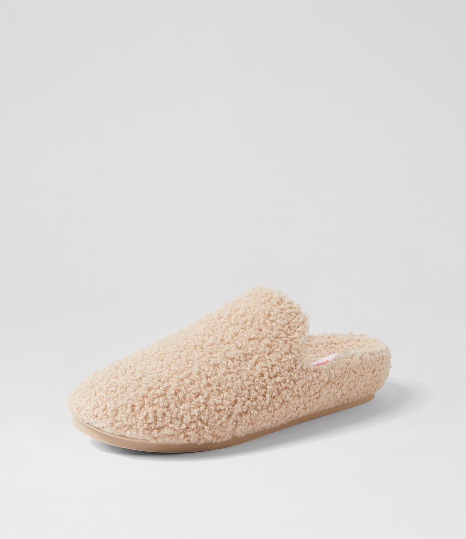 Kush Latte Fabric Slippers
