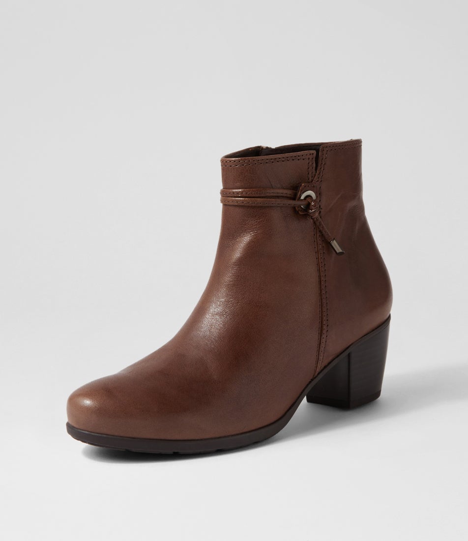 Rena Mohair Leather Ankle Boots