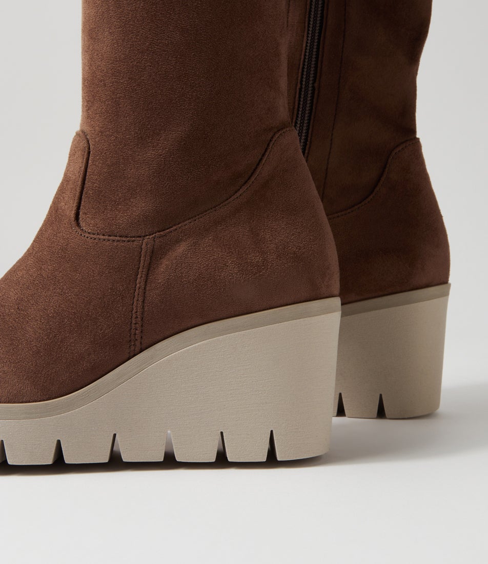 Chloette Torf Suede Knee High Boots