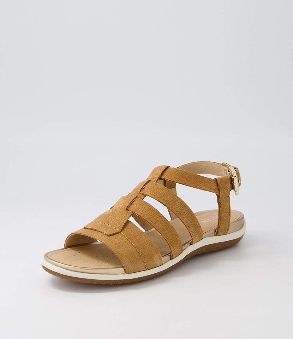 D S.vega D Cognac Nubuck Sandals