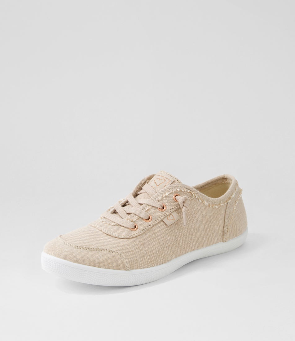 Mynka Natural Canvas Sneakers