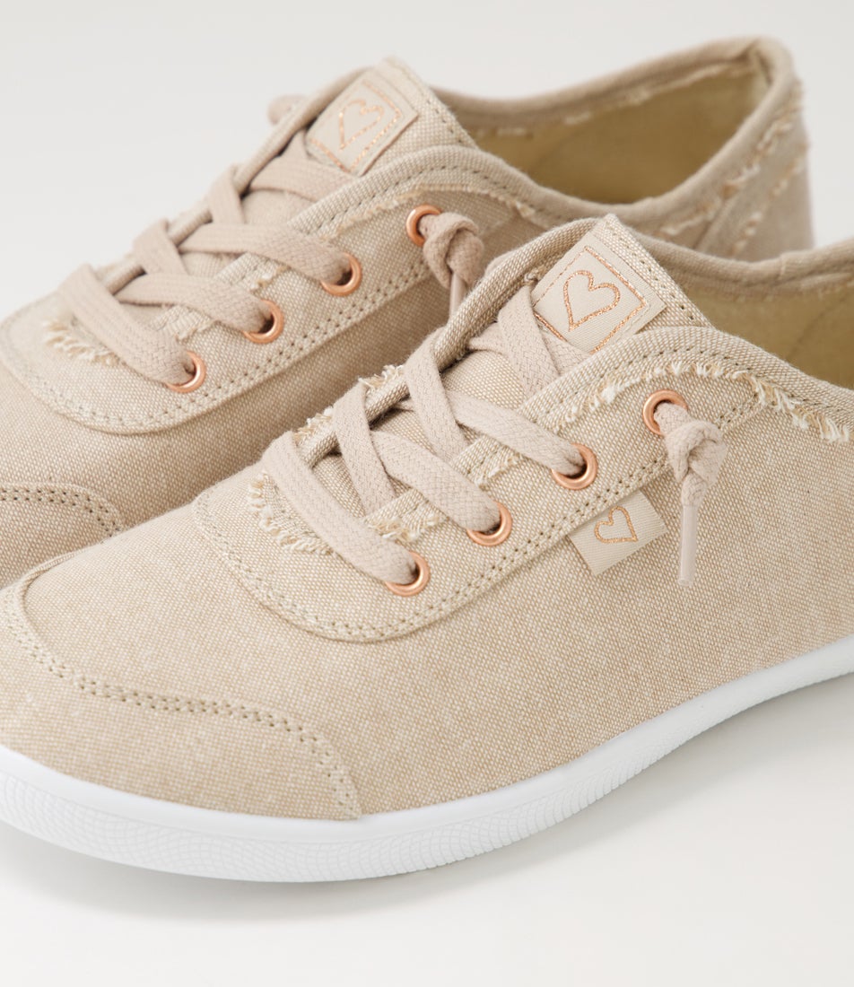 Mynka Natural Canvas Sneakers