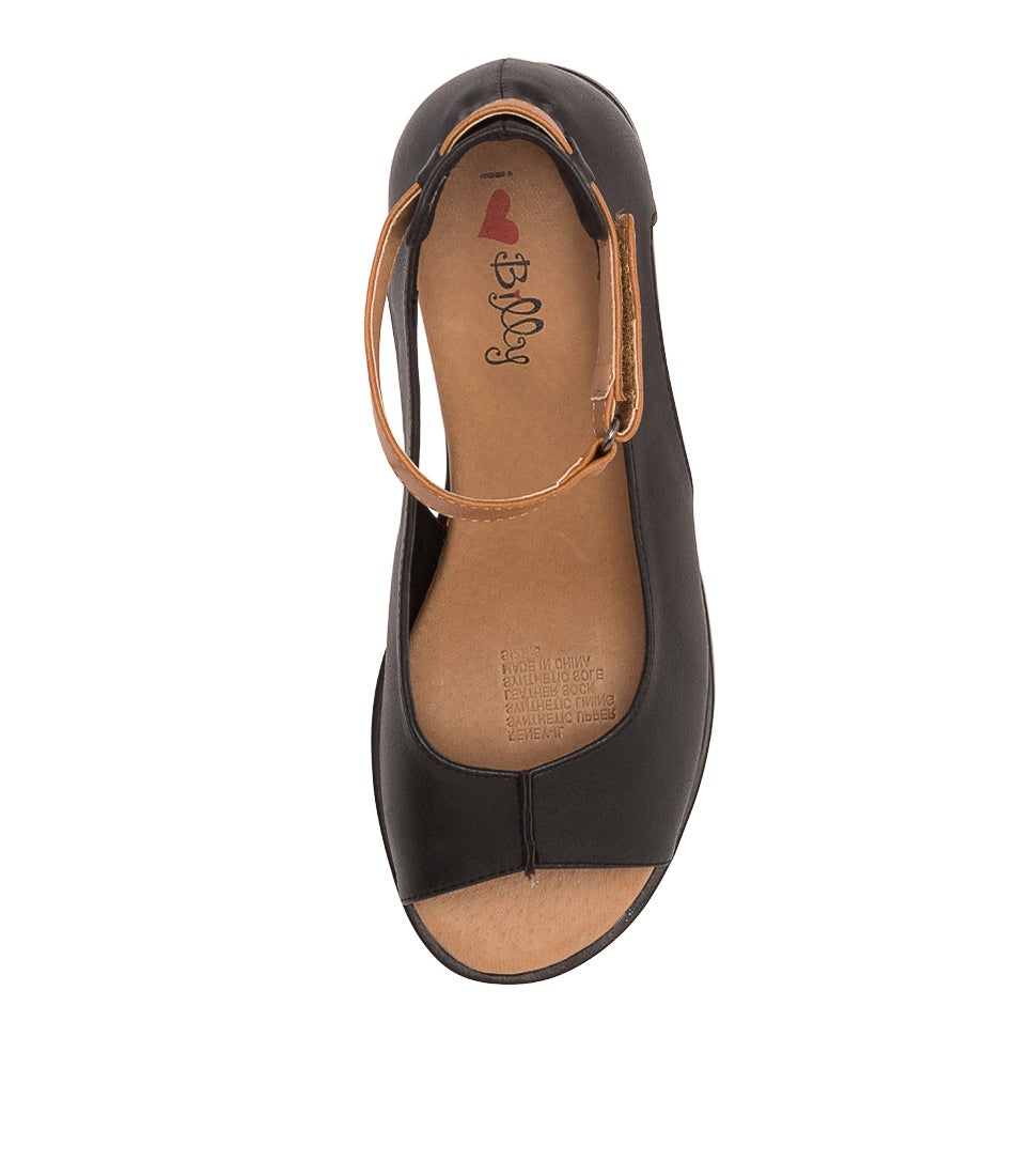Reney Black Tan Sandals