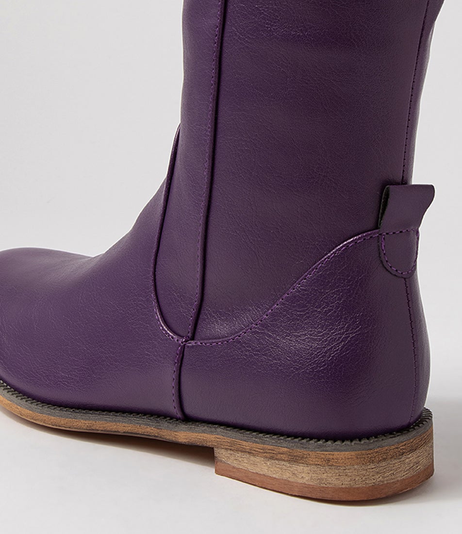 Faraday Purple Knee High Boots Faraday Purple Knee High Boots