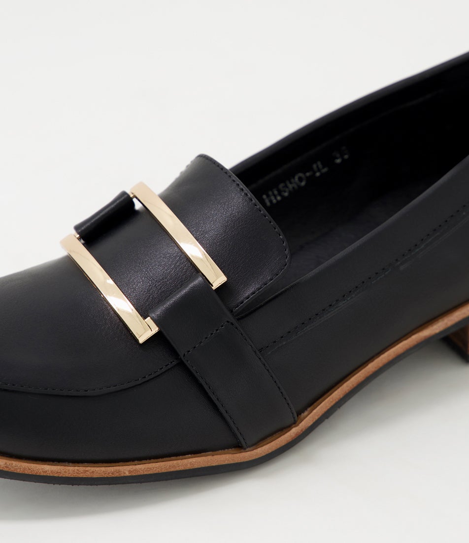 Hisho Black Loafers