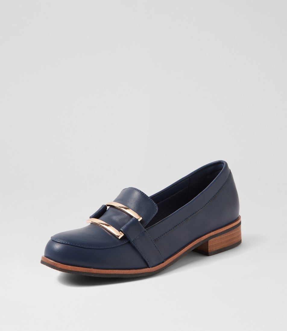 Hisho Navy Loafers Hisho Navy Loafers