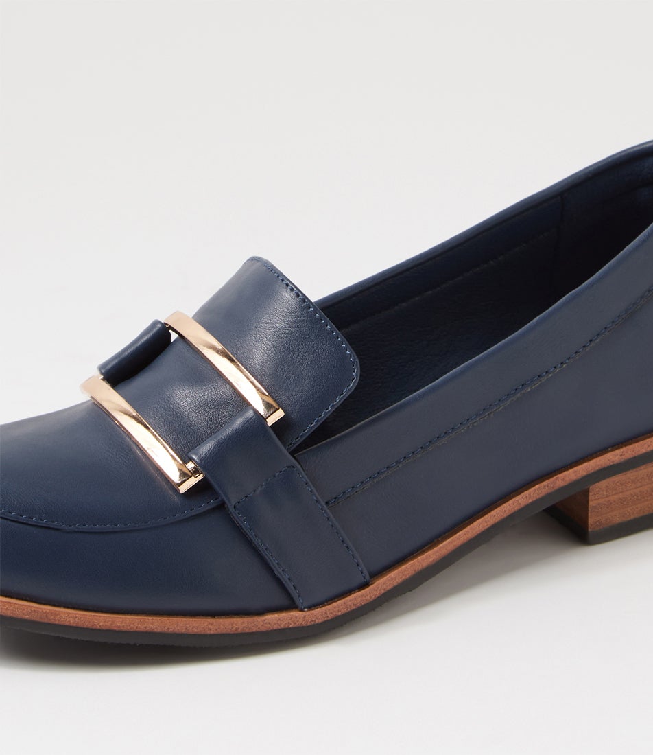 Hisho Navy Loafers Hisho Navy Loafers