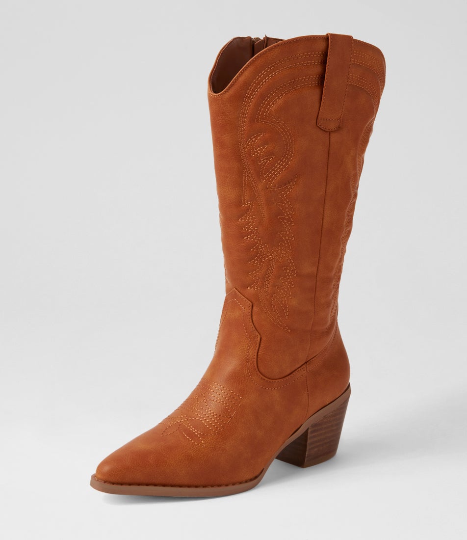 Yodel Tan Knee High Boots