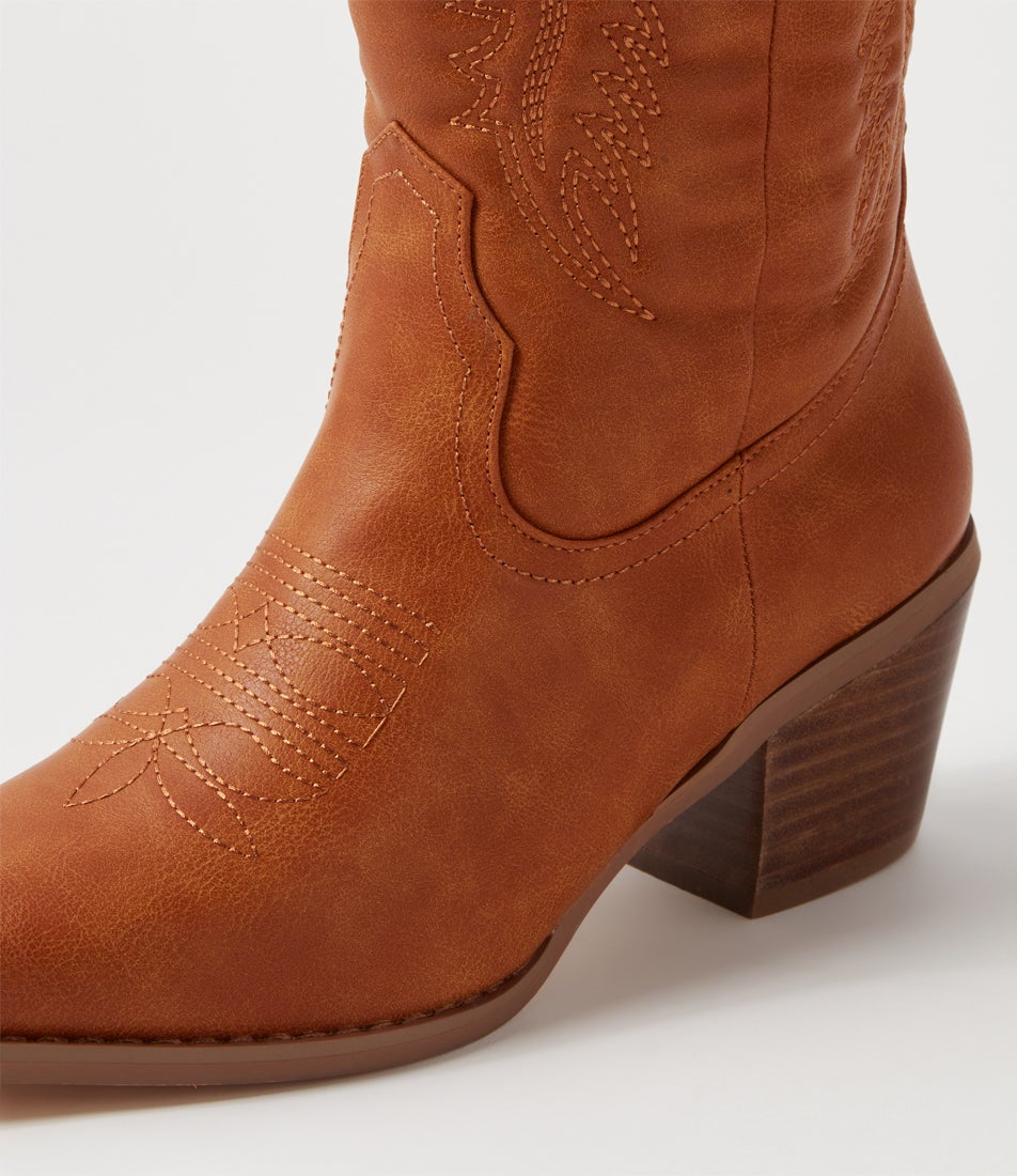 Yodel Tan Knee High Boots