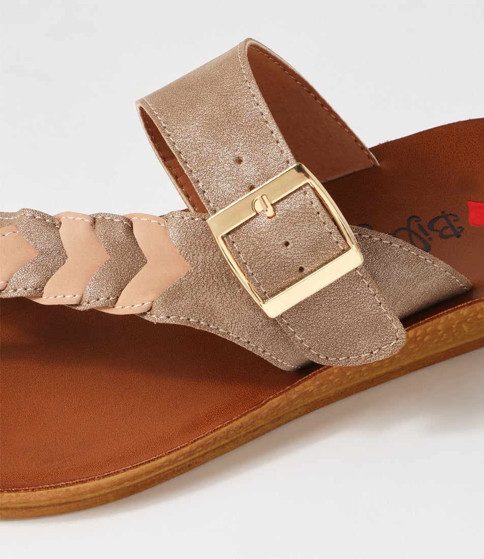 Kessica Taupe Dust Sandals