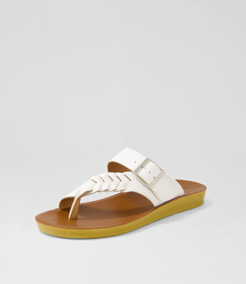 Kessica White Sandals