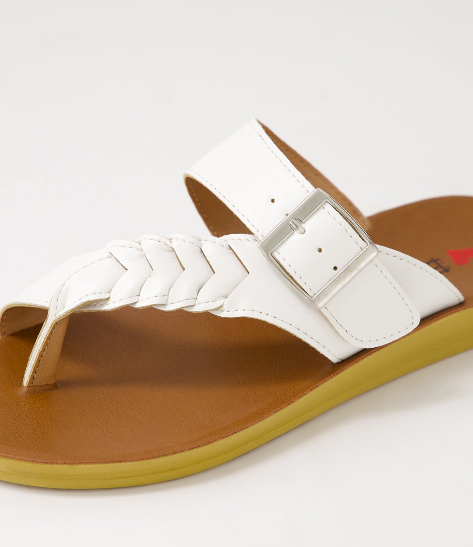 Kessica White Sandals