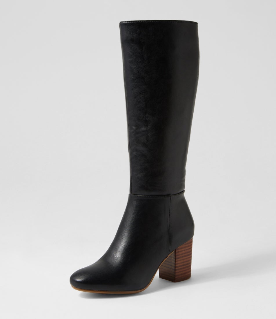 Malanda W Black Knee High Boots