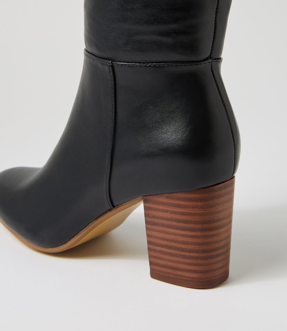 Malanda W Black Knee High Boots