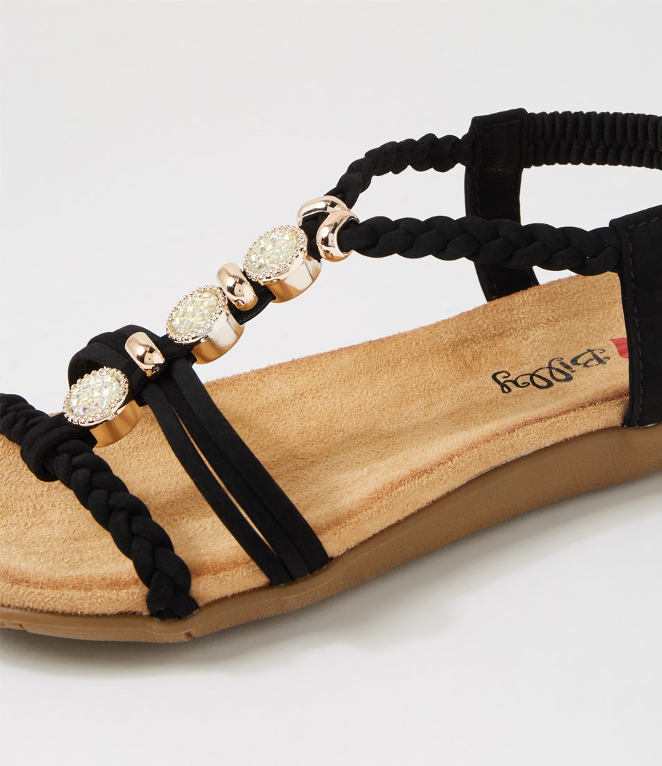Franki Black Multi Sandals