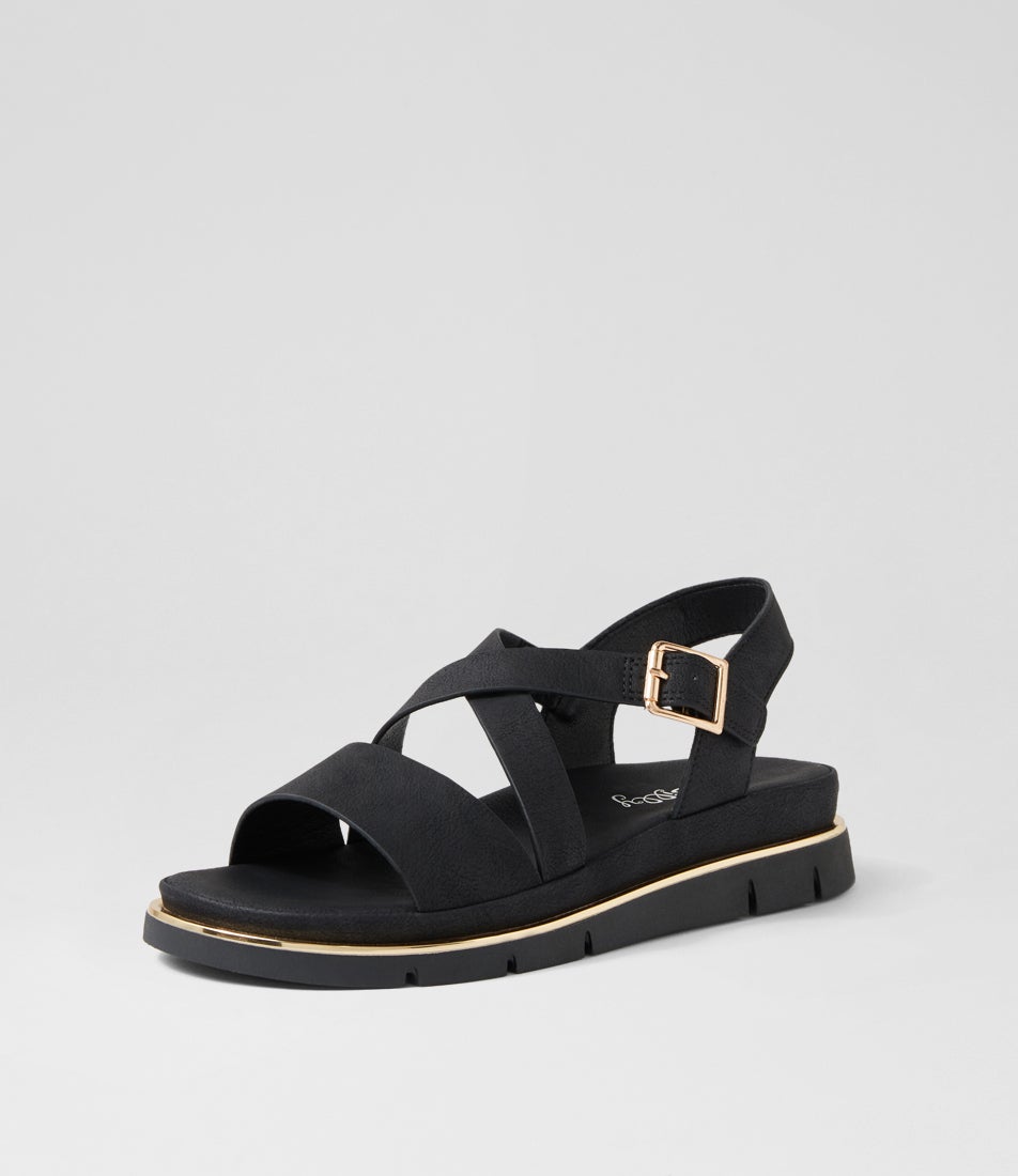 Buggin Black Sandals