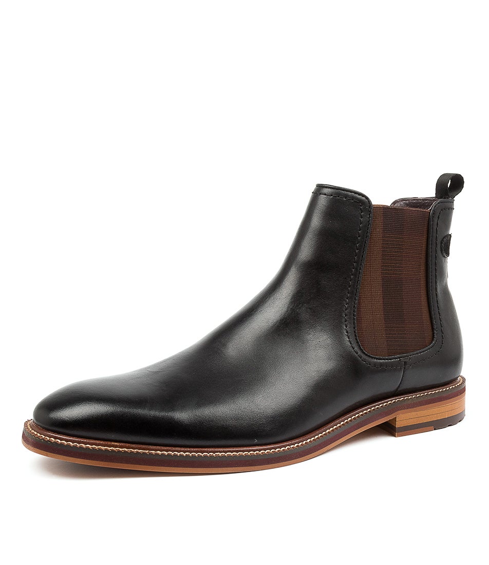 Scuttle Black Leather