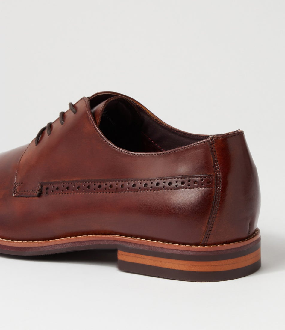 Maven Brown Lace Up Flats