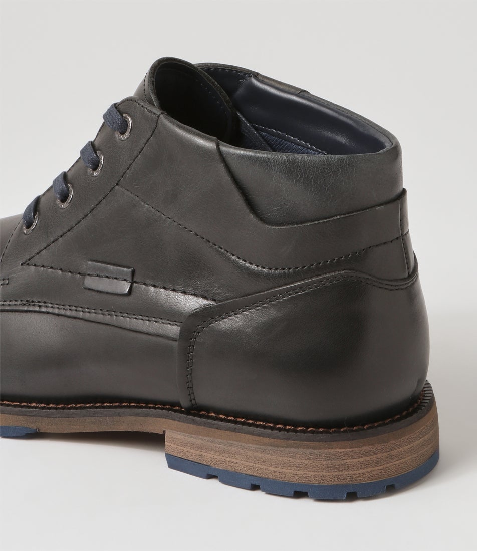 Rational Black Lace Up Boots
