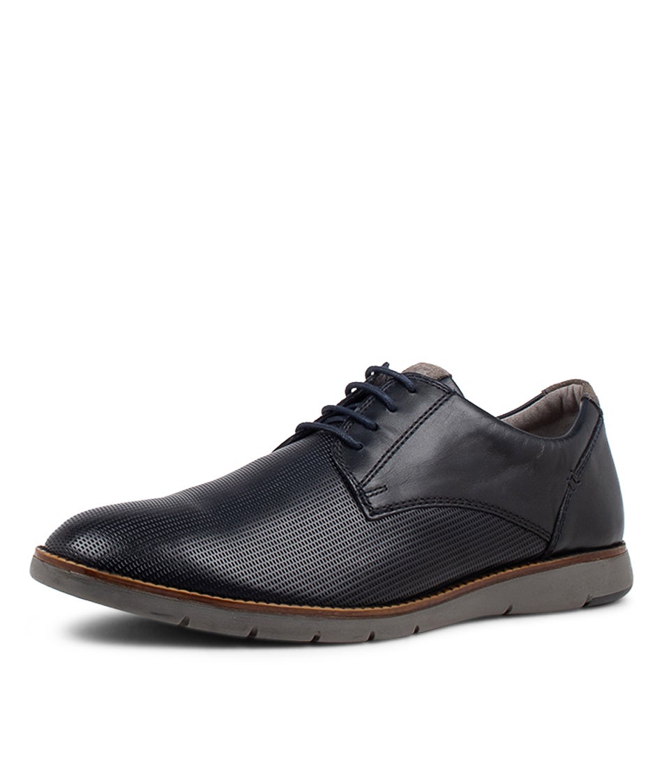 Tyler 09 Ocean Combi Leather Lace Up Flats