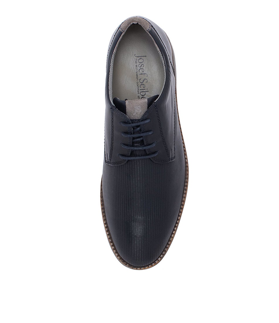 Tyler 09 Ocean Combi Leather Lace Up Flats