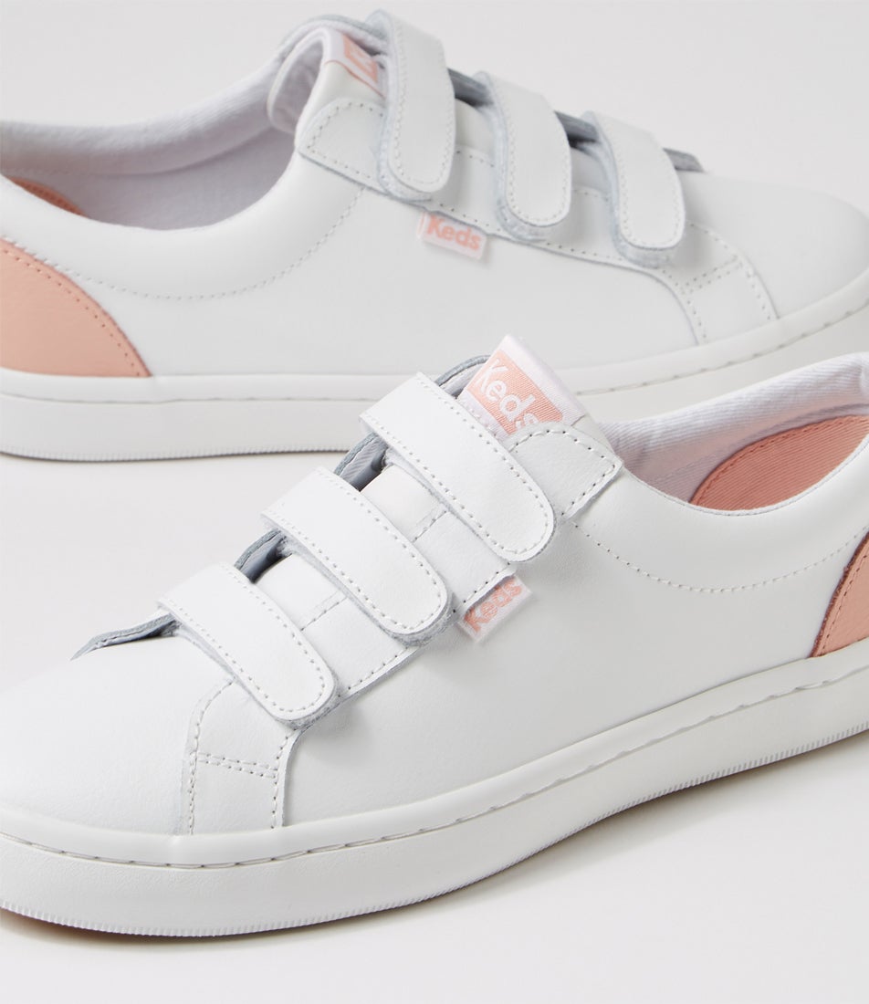 Tiebreak White Blossom Leather Sneakers Tiebreak White Blossom Leather Sneakers