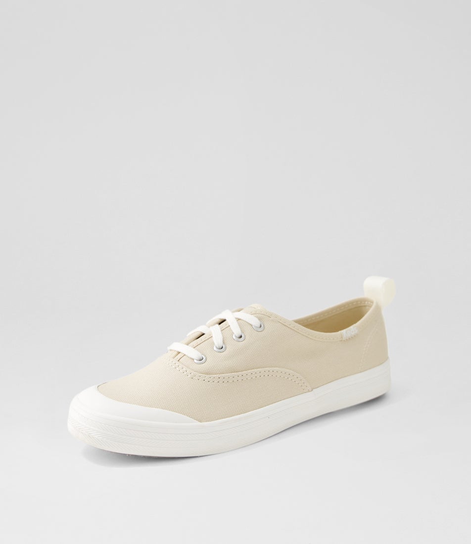 Champ Toe Cap Oatmeal Canvas Sneakers