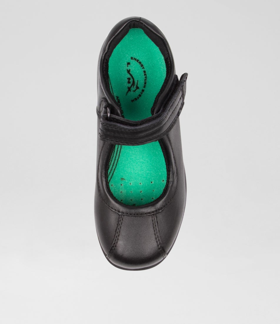 Suki Black Leather Shoes