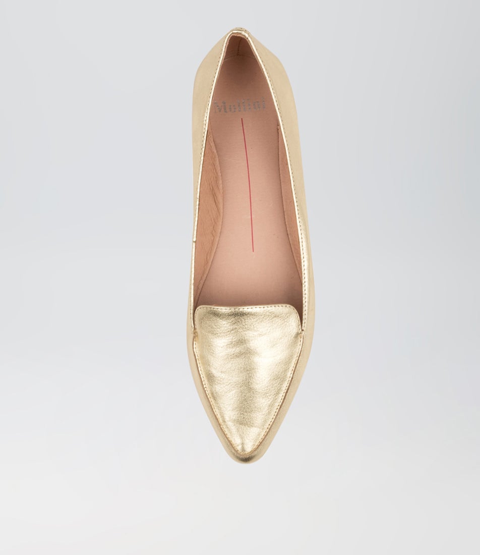 Gyro Pale Gold Leather Loafers