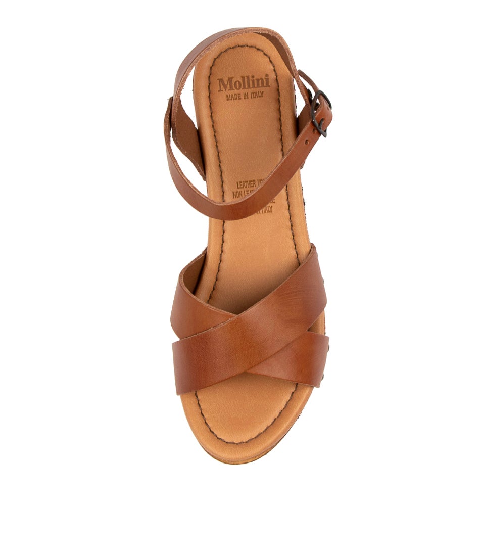 Byron Tan Leather Clogs