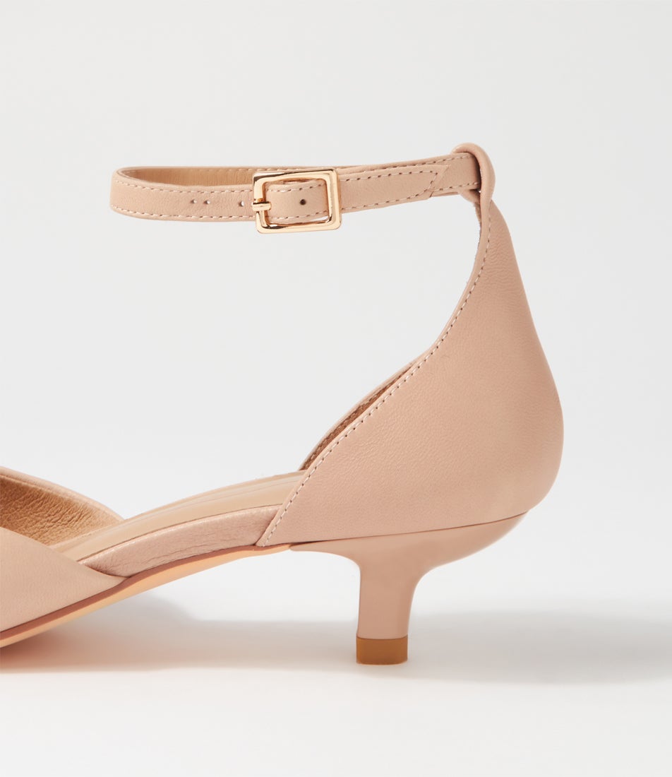 Cushla Nude Leather Heels