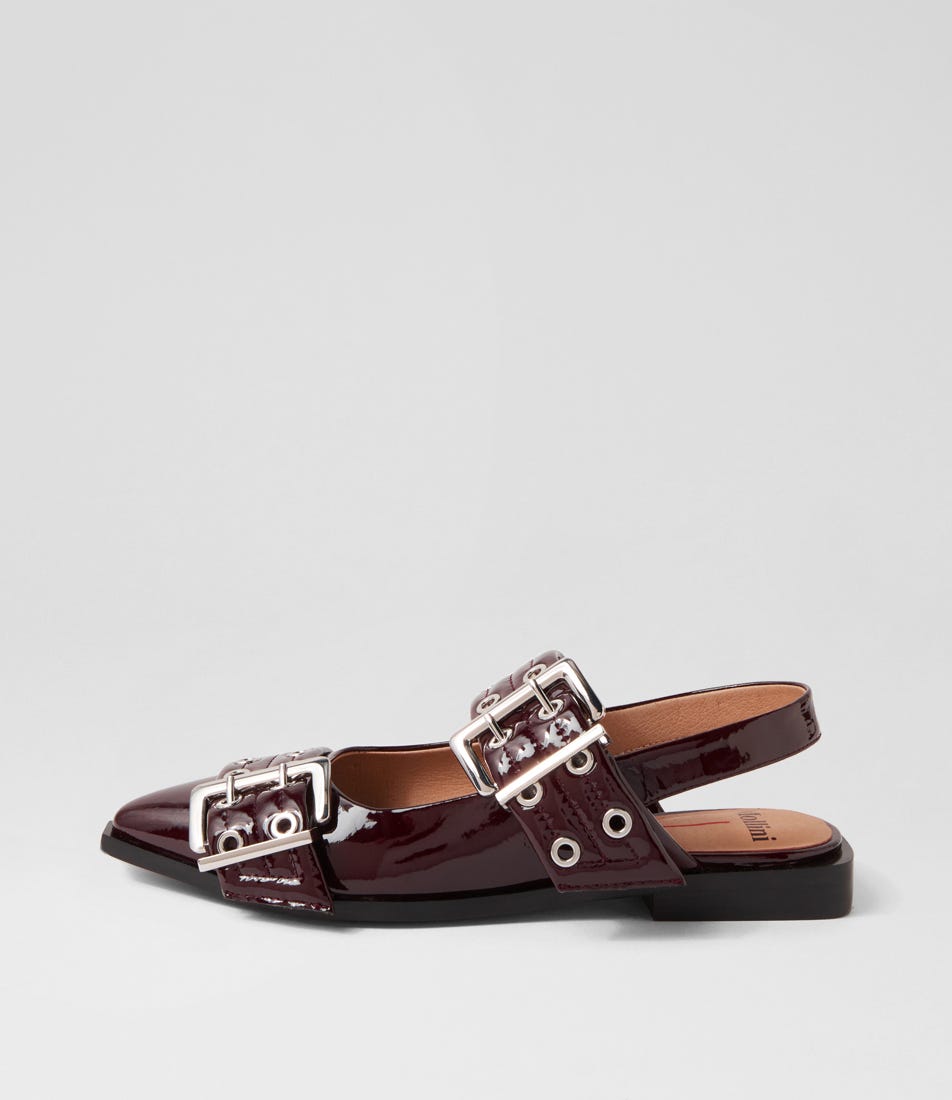 Patent leather sandals flats deals