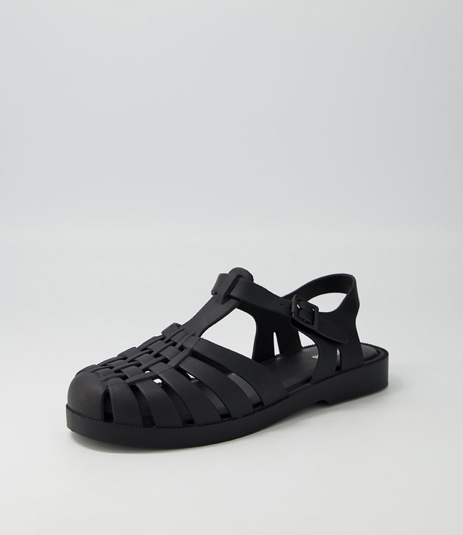 Melissa Possession Ad Black Pvc Sandals