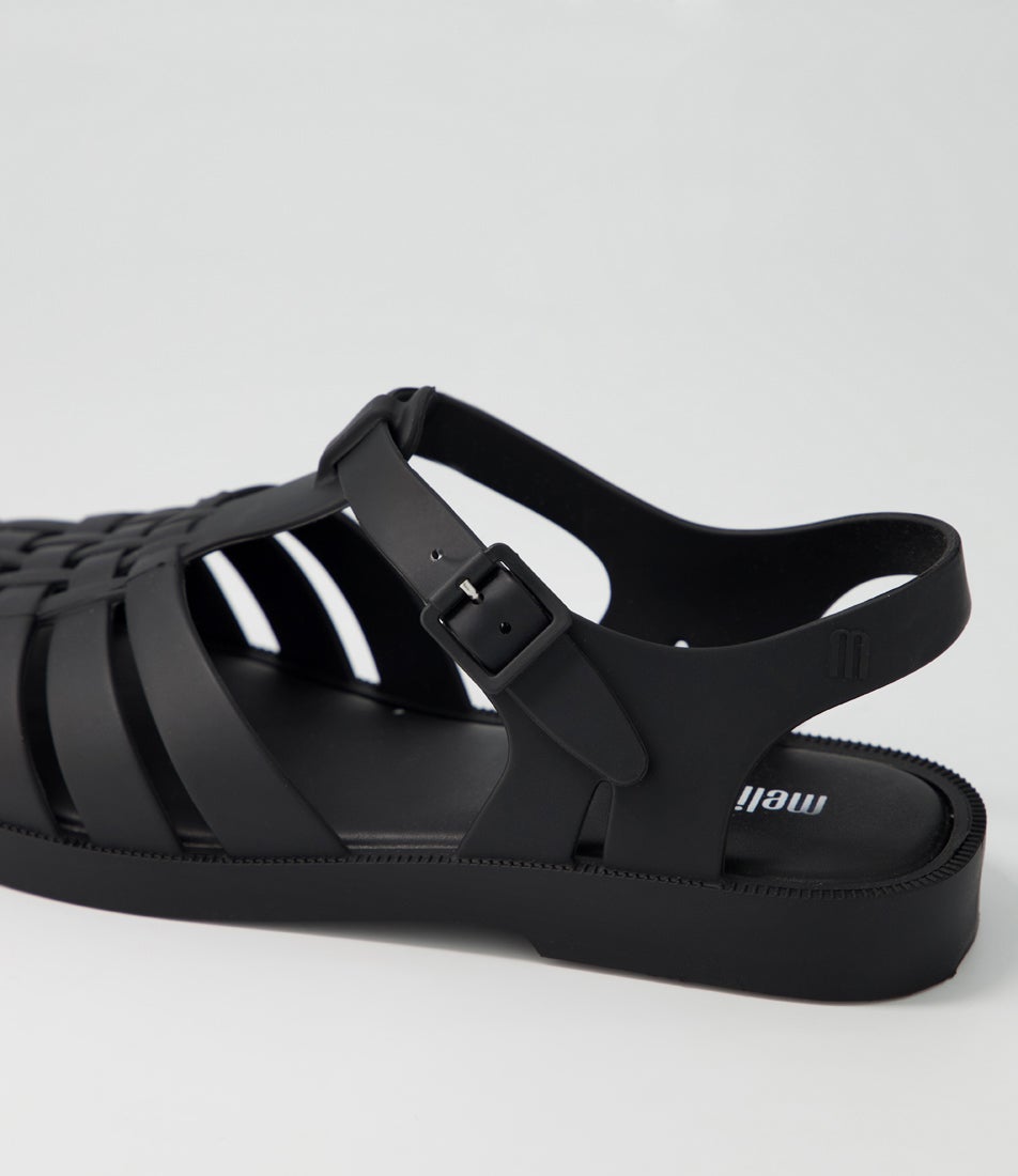 Melissa Possession Ad Black Pvc Sandals