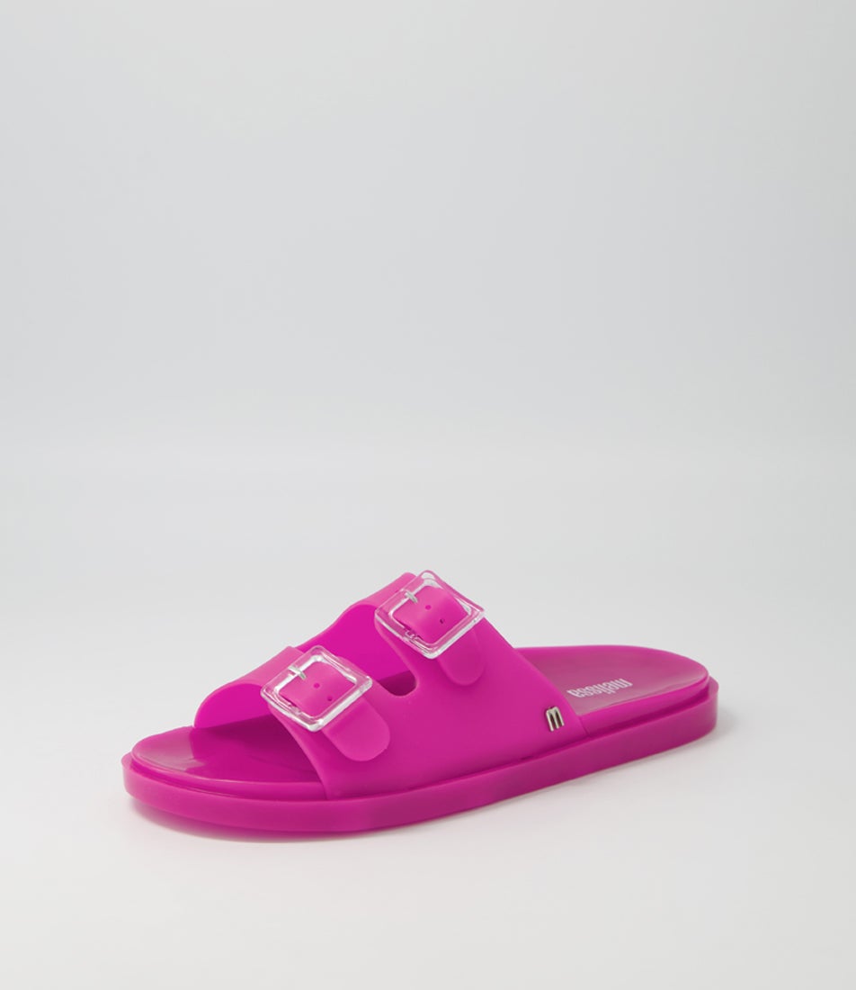 Melissa Wide Ad Pink Pvc Slides