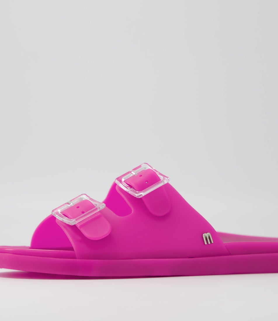 Melissa Wide Ad Pink Pvc Slides
