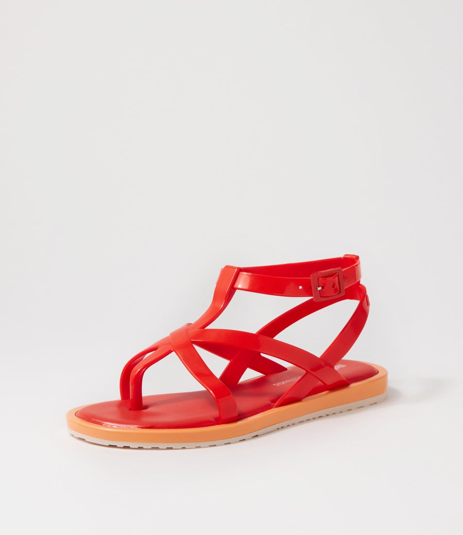 Cancun + Salinas Red Pvc Sandals