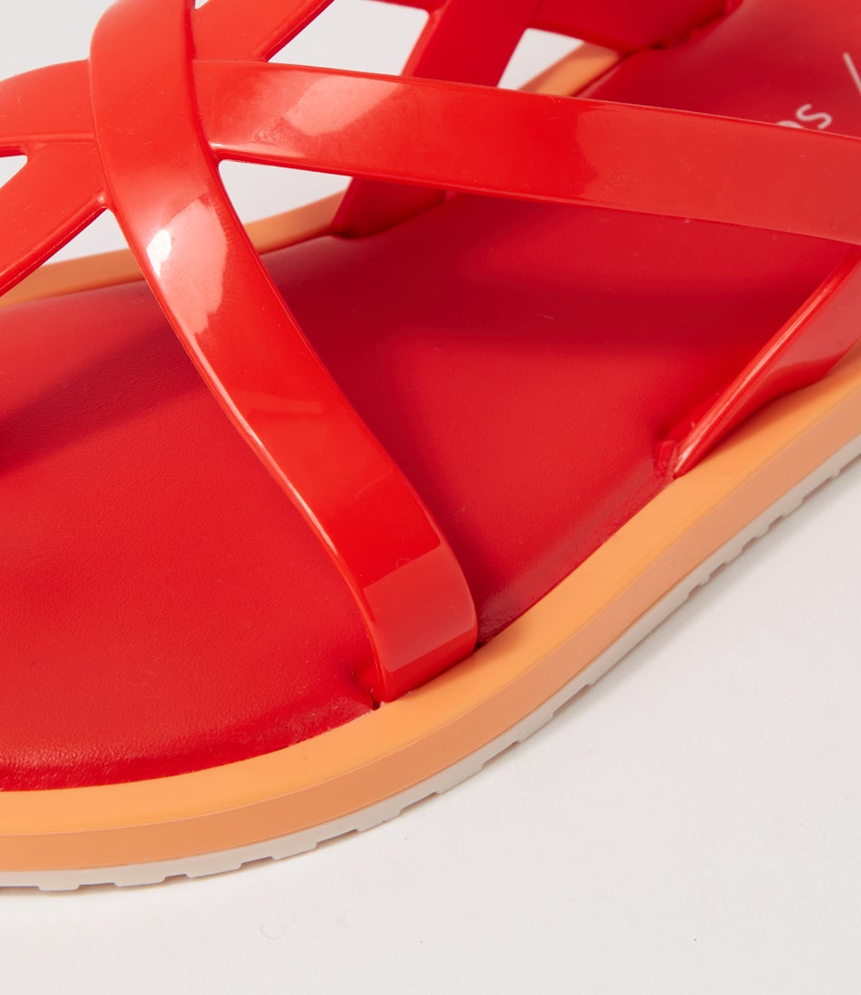 Cancun + Salinas Red Pvc Sandals