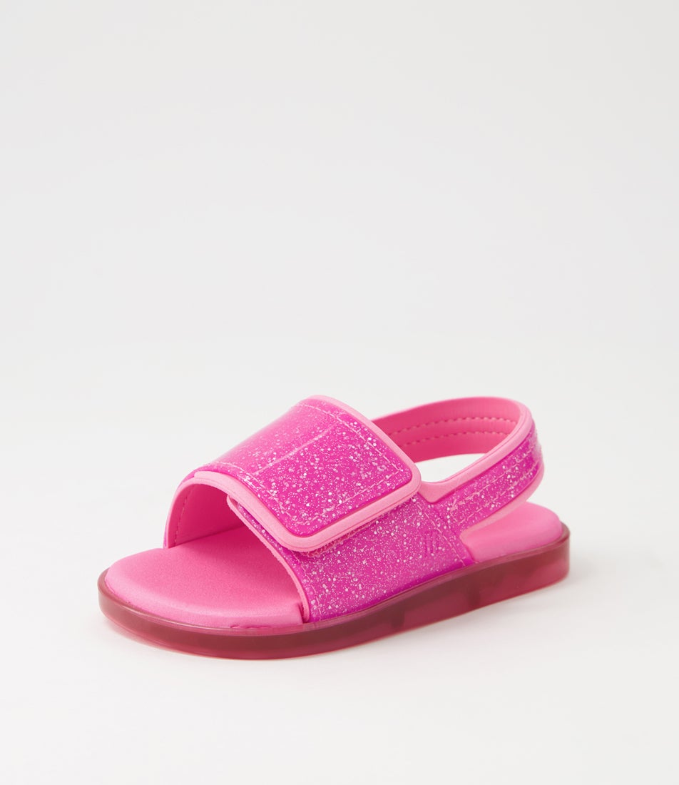 Melissa Brave Pre Glitter Pink Pvc Sandals