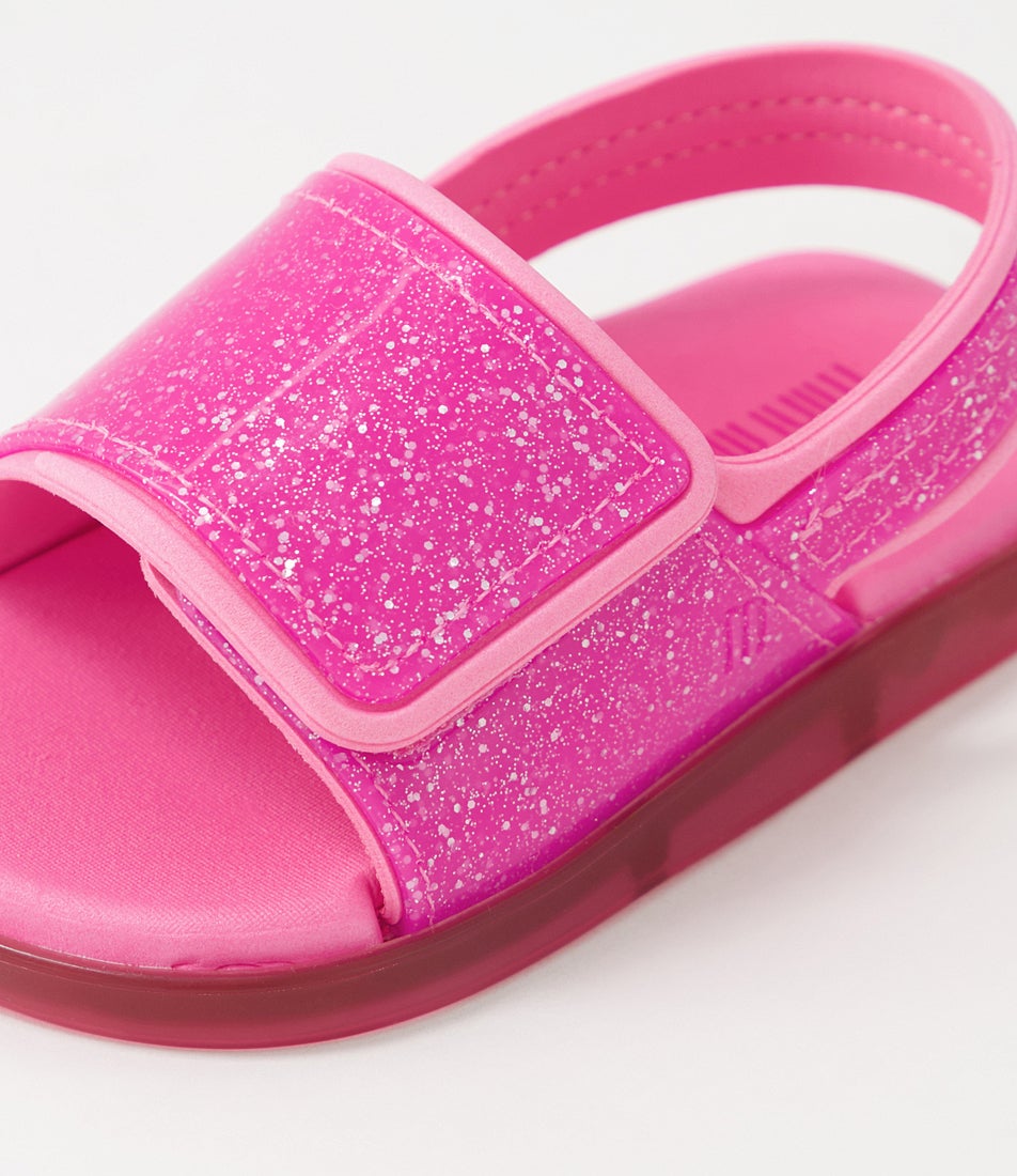 Melissa Brave Pre Glitter Pink Pvc Sandals