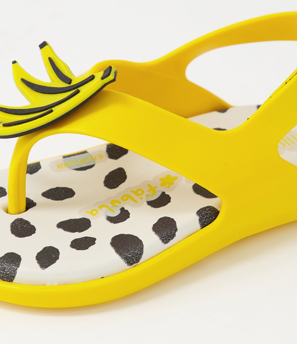 Melissa Sunny Fabula Pre Yellow Pvc Sandals