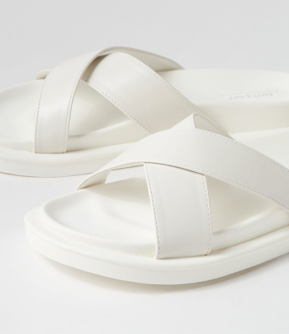 Alvera Eggshell Pu Slides
