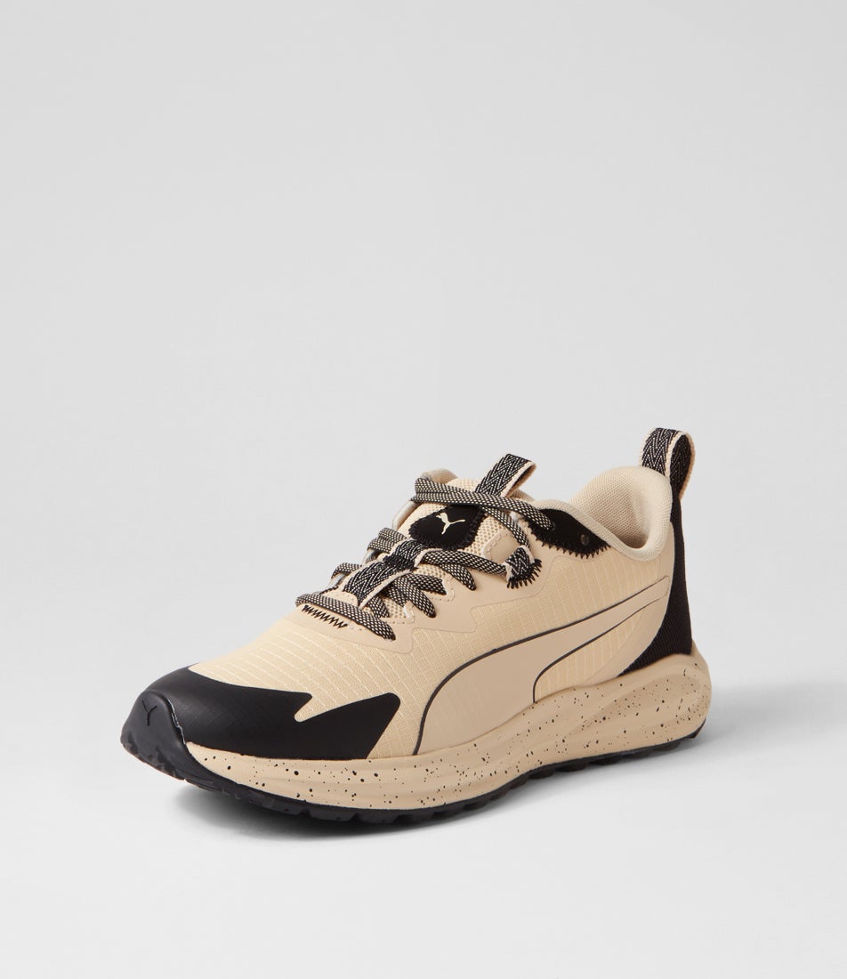Twitch Runner Trail Granola Black Mesh Sneakers