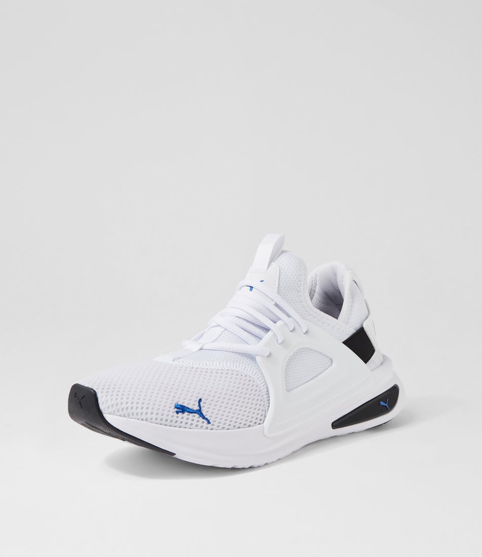 Softride Enzo Evolve White Blue Black Mesh Sneakers